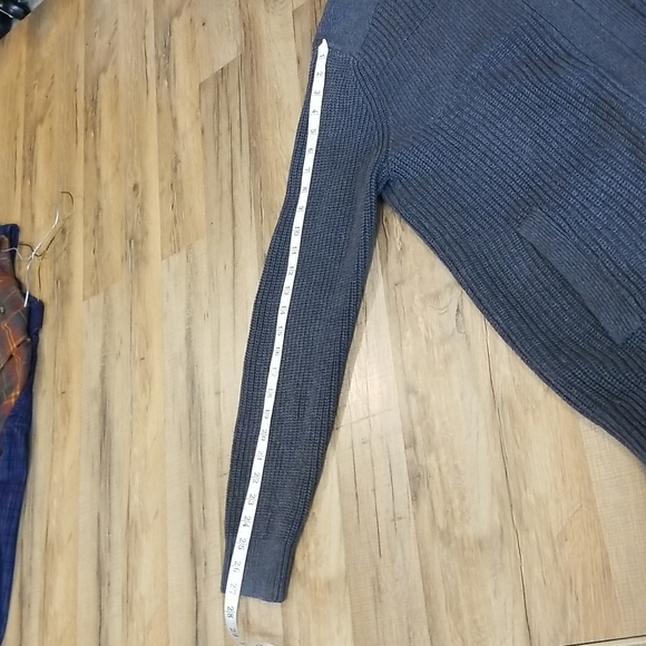 TOMMY HILFIGER Full Zip Pocketed and Elbow Patched Sweater - Picture 10 of 13